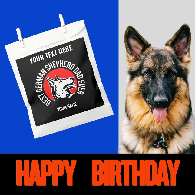 Sacolinha Melhor Pai de German shepherd (Criador carregado)