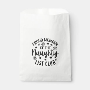 Sacolinha Membro Orgulhoso do Clube da Lista Travessa Natal