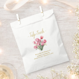 Sacolinha Memorial Tulipa Semente Funeral