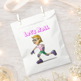 Sacolinha Menina de Patins