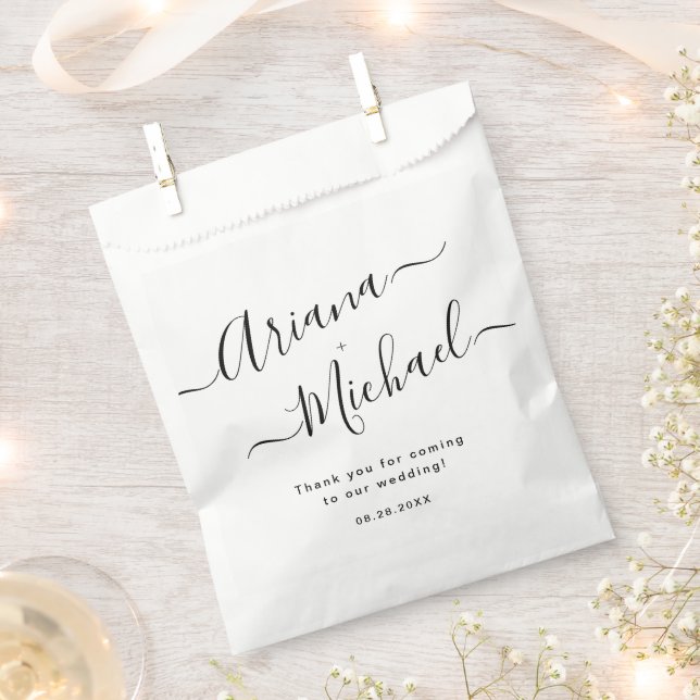 Sacolinha Menina Negra Elegante Minimalista para Casamento (Cortado)