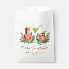 Sacolinha Merry Christmas Festive Cocktails Holiday