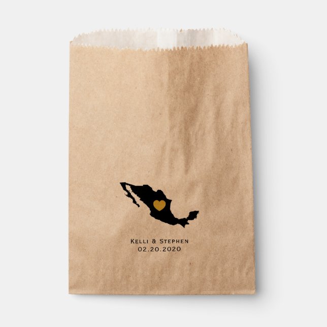 Sacolinha México: Sacks de Favor de Tratamento de Casamento, (Frente)