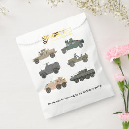 Sacolinha Military Tanks Favor Bags