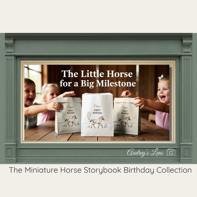 Sacolinha Miniature Horse Birthday Storybook  (Criador carregado)
