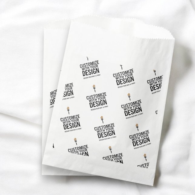 Sacolinha Minimalista personalizado da marca da empresa (Criador carregado)