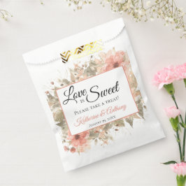 Sacolinha Mínimo Boho Floral Casamento Favor Bag