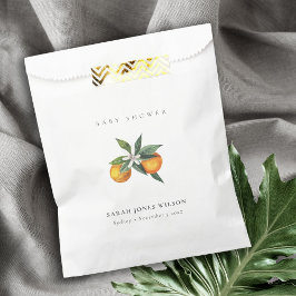 Sacolinha Mínimo Chá de fraldas de Citrus Orange Botanical B