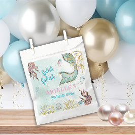 Sacolinha Mint Glitter Mermaid tail under the sea