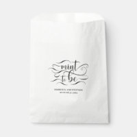 Mint To Be Weding Favor Bolsas