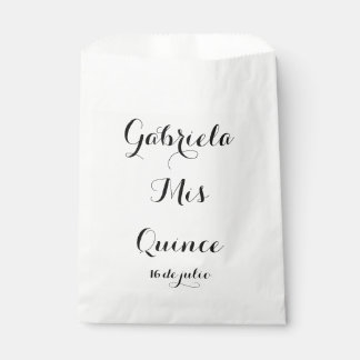 Sacolinha Mis Quince favorece bolsas- Personalize para o seu