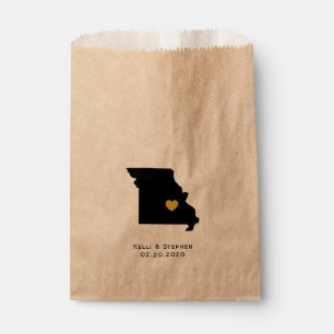 Sacolinha Missouri Wedding Favor Treat Sacks, Sacos-Presente