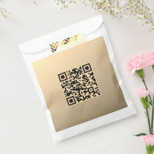 Sacolinha Modelo de código QR editável instantaneamente Fa