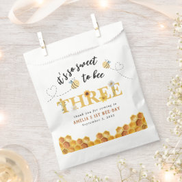 Sacolinha Modern Cute É tão doce ser três anos