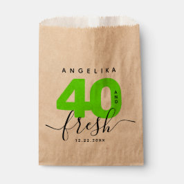 Sacolinha Modern Girly Bright Green 40 e Fresco