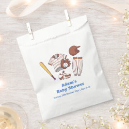 Sacolinha Modern Little Slugger Baseball Sport Baby Shower