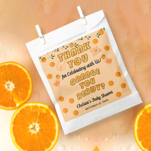 Sacolinha Moderno Citrus Orange Cutie Fruty Zest Obrigado
