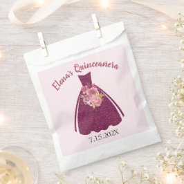 Sacolinha Moderno Quinceañera Glitter
