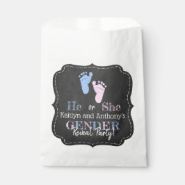 Sacolinha Moderno Tipografia, Sexo, Festa de Revelação! Chá 