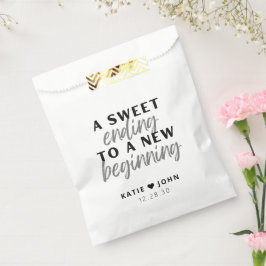 Sacolinha Moderno Um Doce Acabando com Um Novo Casamento Ini
