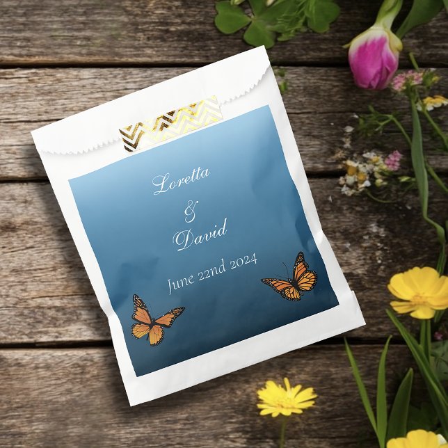 Sacolinha Monarca Borboletas Azul (Criador carregado)