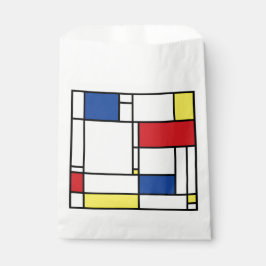 Sacolinha Mondrian Minimalist Geométrico De Stijl Modern Art