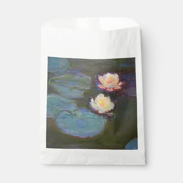 Sacolinha Monet Water Lily Lily Pond Waterlily Painting (Frente)