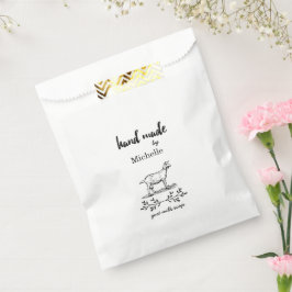 Sacolinha Monograma Personalizado de Sabão de Leite de Cabra