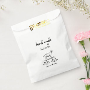 Sacolinha Monograma Personalizado de Sabão de Leite de Cabra