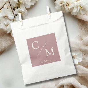Sacolinha Monograma simples e elegante Serviette Napkins
