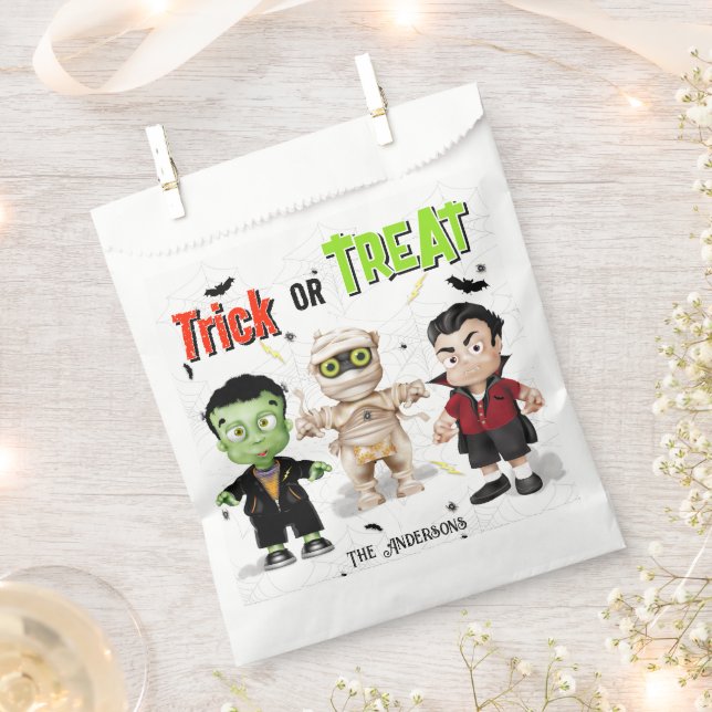 Sacolinha Monster Halloween Party Favor Bag (Cortado)