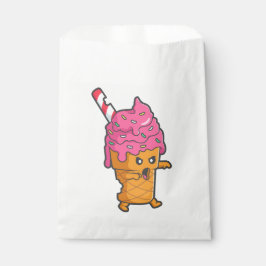 Sacolinha monstro do sorvete Dia de as Bruxas engraçado