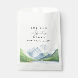 Sacolinha Montanhas de aquarela - Que comece a aventura