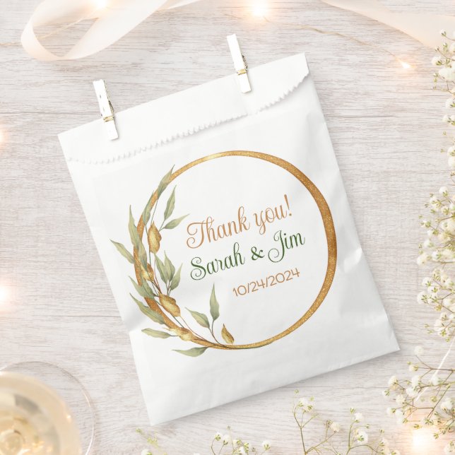 Sacolinha Muito obrigado, bolsas de casamento (Cortado)