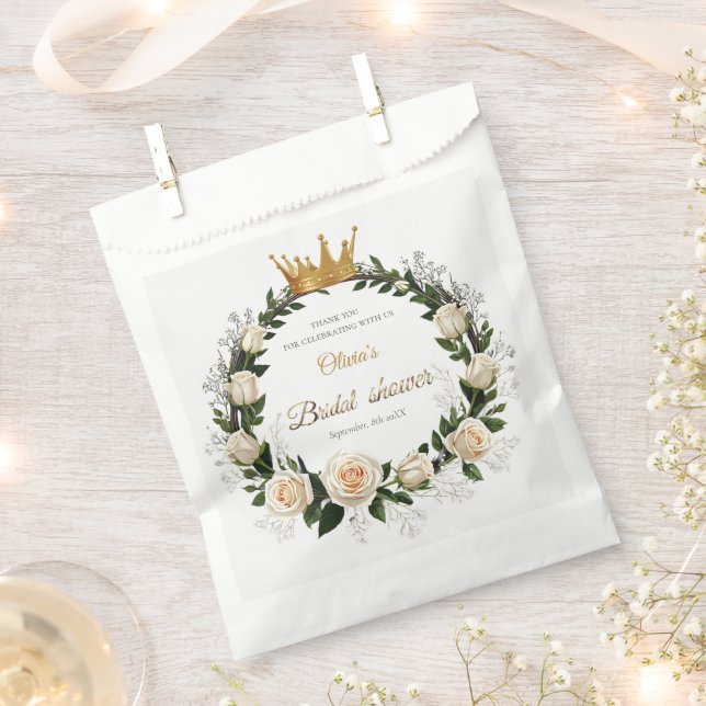 Sacolinha Muito obrigado Rosas Brancas e Respiração do Bebê (Cortado)