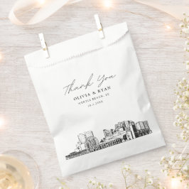 Sacolinha Myrtle Beach Wedding Personalised Favor Bag