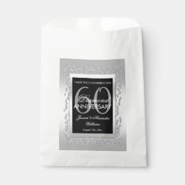 Sacolinha Na moda Silver Diamantes 60º Aniversário de Casame