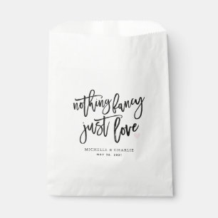 Sacolinha Nada sofisticado, apenas amor, casamento casual