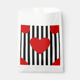 Sacolinha namorados de corações vermelhos