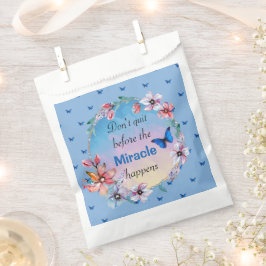 Sacolinha Não Sair antes do milagre acontecer | Floral Azul