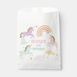 Sacolinha Nascimento da Garota Mágica de Celebração do Arco-