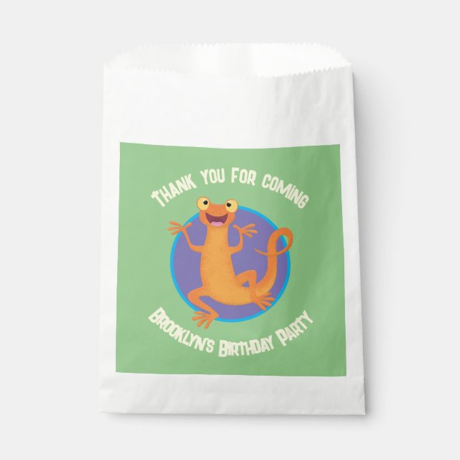 Sacolinha Nata-dançarina de laranja feliz e giro (Frente)