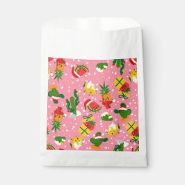 Sacolinha natal fruta morango melancia limão