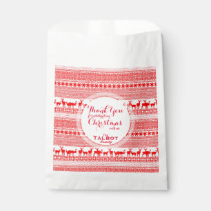 Sacolinha NATAL Personalizado Obrigado Favor Bag