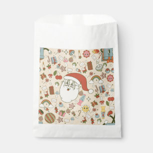 Sacolinha natal vintage papais noeis hippie groovy
