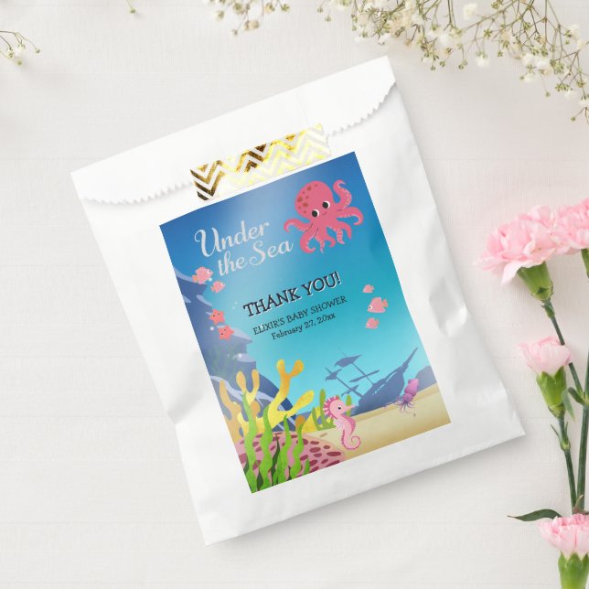 Sacolinha Naufrágio sob o Chá de fraldas do mar (Selado)