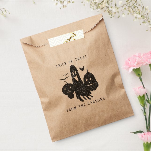 Sacolinha Negra Pumpkin Branco Fantasma Bat Minimalista Hall (Selado)