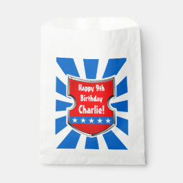 Sacolinha Ninja Patriotic Warrior Boys - Partido Aniversário