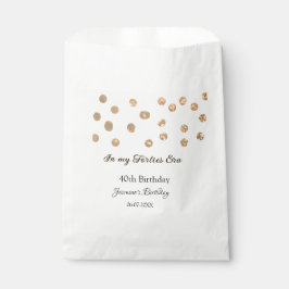 Sacolinha No meu aniversário de 40, ouro pontos feliz