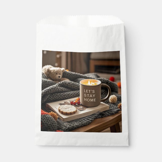 Sacolinha Noite Aconchegante Hygge Celebre noites aconchegan (Frente)